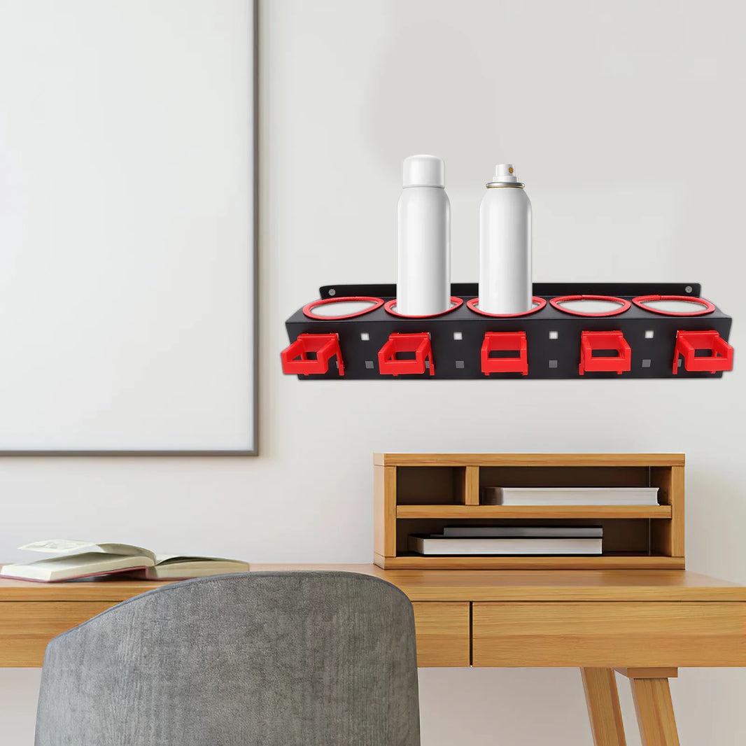 Milk Bottle Spray Rack – Drying & Detailing Holder, Wall Mount Organizer for Baby Bottles