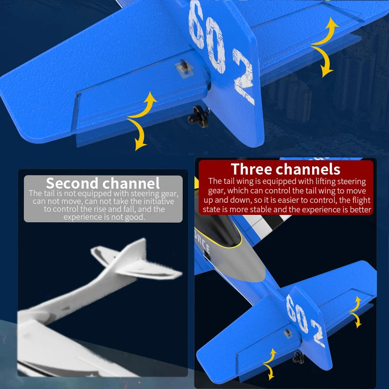 RC Plane KF602 2.4G Remote Control EPP Foam Glider Airplane