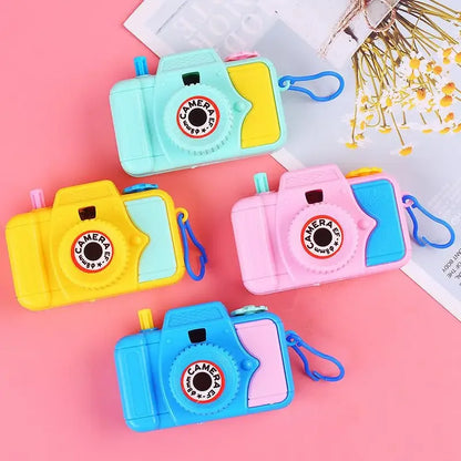Kids Projection Camera Toy, Mini Analog Digital Educational Toy for Children