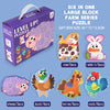 Animal Cartoon Jigsaw Puzzle Set for Kids – Educational Matching Puzzles, Toddlers & Preschool Ages 3+