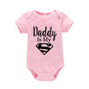 Newborn Baby Romper – "Daddy Is My Hero" Funny Print Bodysuit – Cute & Casual Infant Jumpsuit for Baby Boys & Girls