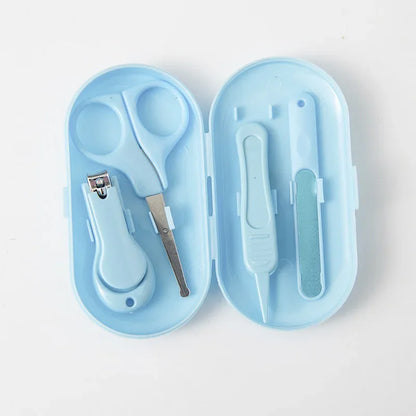 4pcs/set Baby Nail Clipper Set, Children Kids Nail Cutter Scissors, Files Small Nail Trimmer, Baby Nails Care Tools