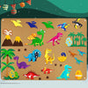 Montessori Farm Animals Felt Story Board Wall Hanging - Interactive Early Learning Puzzle (41.3 x 29.5 in / 105 x 75 cm)