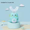 Children's U-Shaped Rechargeable Sonic Toothbrush 360° Silicone Electric Toothbrush for Kids IPX7 Waterproof 60-Second Clean