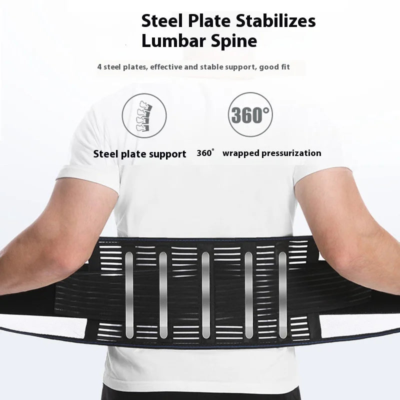 Mesh Waist Belt, Lightweight and Breathable Waist Protection, Fitness and Sports Waist Fixing Support