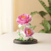 Eternal Flower Wooden Building Blocks – Assembled Toy and Desktop Decoration for Children, Festival Gift