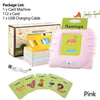 Talking Flashcard Learning Machine for Kids Preschool Audio Flashcards USB Rechargeable 112 Cards (English/Spanish/Arabic)