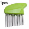 Crinkle Wavy Slicer Knife - Stainless Steel Waffle Fry Cutter for Vegetables and Potatoes