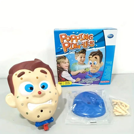 Popping Pimple Water Spray Toy - Parent-Child Board Game, Face Squeeze & Anti-Stress Novelty Toy for Children