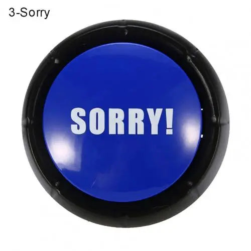 Funny Talking Button No Sorry Yes Sound Party Gag Toy for Home and Office