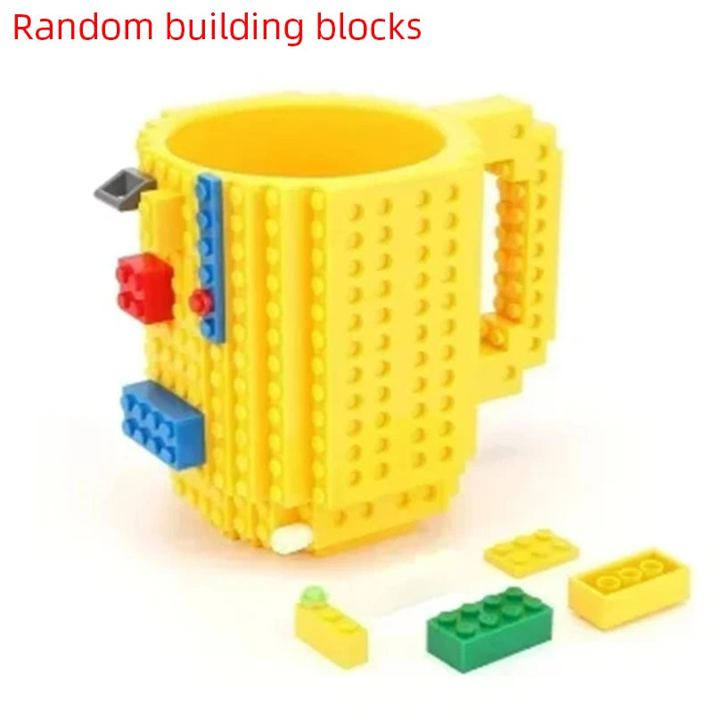 350ml (12 oz) Building Blocks Coffee Mug – LEGO-Compatible DIY Kids & Coffee Cup Gift