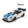MOC Speed Racing Car Building Blocks Set — Small Studded Sports Car Garage Toy