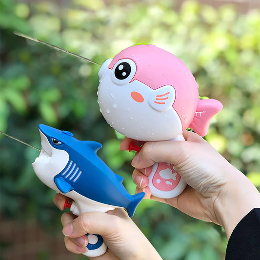 Kids Water Gun Summer Toy – Puffer Fish and Shark Beach Water Sports Toy