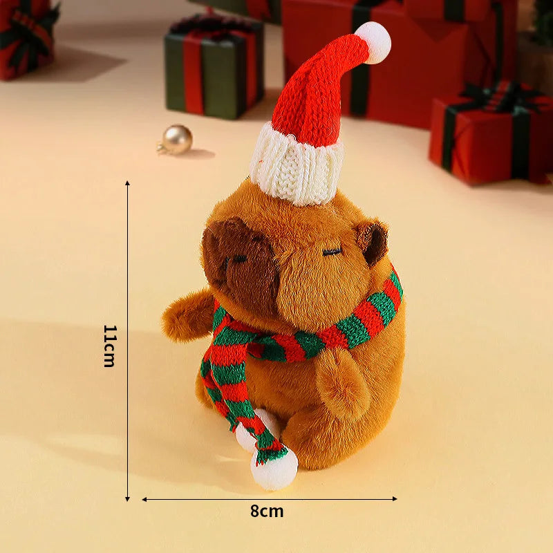 Cute Cartoon Capybara Plush Pendant, Bag Hanging Ornament and Keychain Doll