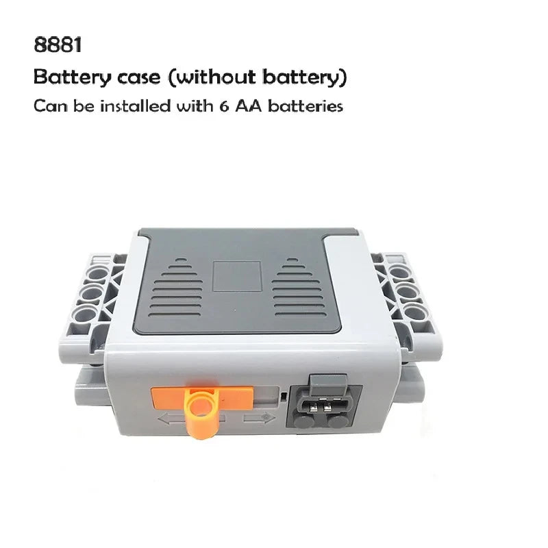 MOC Power Functions Motor Kit – IR Remote Control, Receiver, and Battery Box for Technical Building Blocks