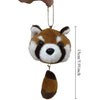 Red Panda Plush Backpack – Cute Fur Plushie Crossbody and Soft Shoulder Bag for Women