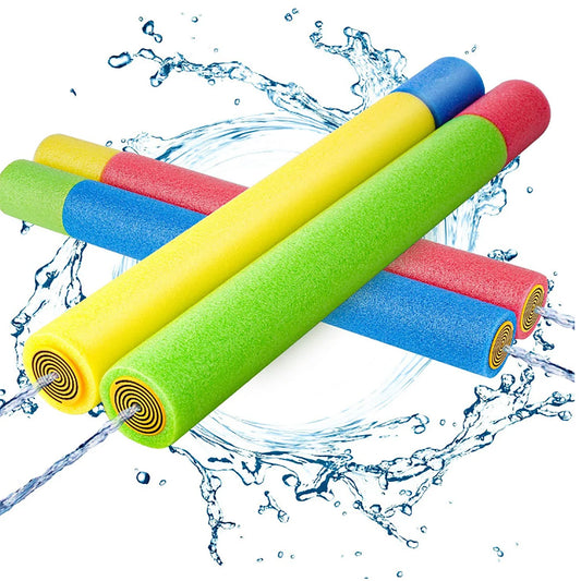 Children’s Pull-Out Foam Water Gun – Outdoor Multiplayer Summer Beach Toy (Color Random)