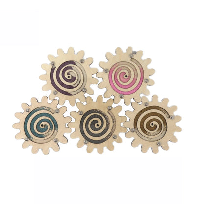 Busy Board Accessories – Montessori Wooden Toy with Key, Lock, Switch, Slides, and Paillette for Early Education Training and Learning Gifts