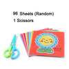 Children’s Paper Cutting Set with Scissors – Fun Handmade DIY Materials and Colored Paper for Early Childhood Education