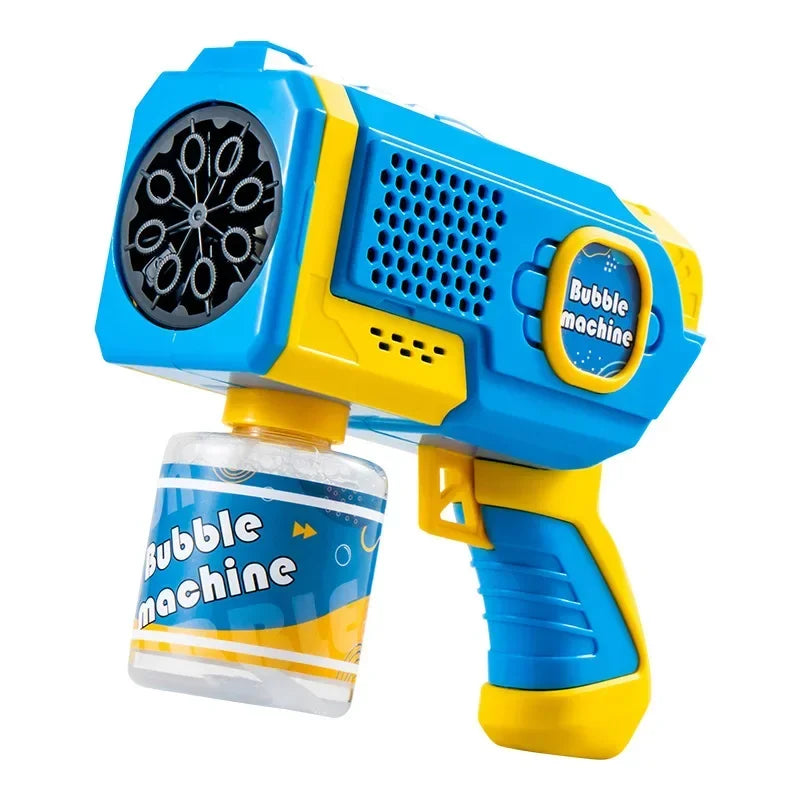 Space Automatic Bubble Gun Bubble Machine for Kids – Non-Toxic ABS Bubble Toy for Outdoor, Beach & Bath