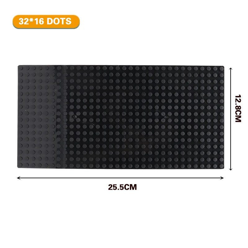 32x32 and 32x16 Dots Classic Base Plates – MOC DIY Plastic Bricks for City Building Blocks Toys