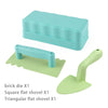 3Pcs Snow & Beach Sand Castle Brick Molds — Outdoor Build Toy For Kids