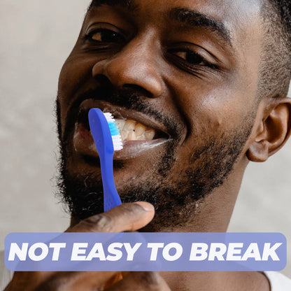 10 Pcs Mini Camping Toothbrush, Baby Travel Size, Short Plastic Bristles, Wear-Resistant