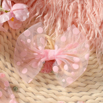 Ylsteed Pink Polka Dot Newborn Photography Romper with Bow Headband – Baby Girl Photoshoot Outfits for 1 Month Infant Picture Props