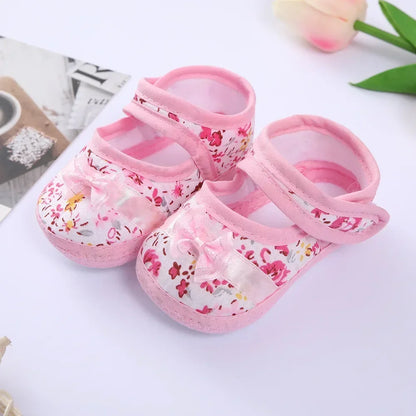 Double Heart Spring and Autumn Shoes – Soft Soled Toddler Shoes for Men & Women, 0-1 Years Old, Baby Walking Shoes (3-6-9 Months)