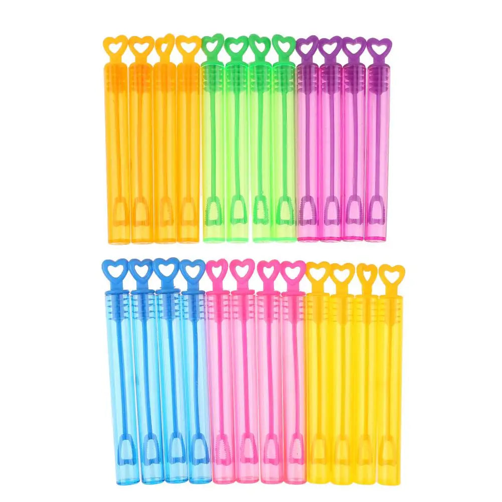 Mini Bubble Wands Party Favors - Assorted 10/24/40-Pack Colorful Round Bubble Soap Bottles & Bubble Stick Sets for Kids, Weddings, Easter