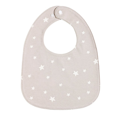 INSULAR 3-Layer Baby Bibs & Burp Cloth Set – Soft Cotton Adjustable U-Shape Feeding Bib for Newborns & Infants, Saliva Towel & Rice Bag - Kidzy Market