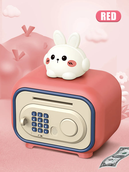 Electronic Piggy Bank Toy – Safe Money Saving Box with Coin Bank, Password Lock ATM, Gift for Kids (Batteries Not Included)