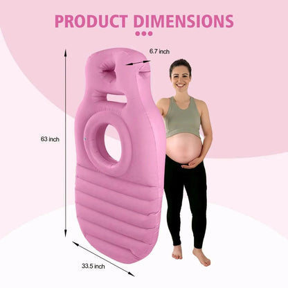 Pregnancy Maternity Body Bed PVC Thickened Resting Cushion Mattress Pillow Sleeping Mat