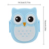Portable Plastic Kids Bento Lunch Box with Cutlery