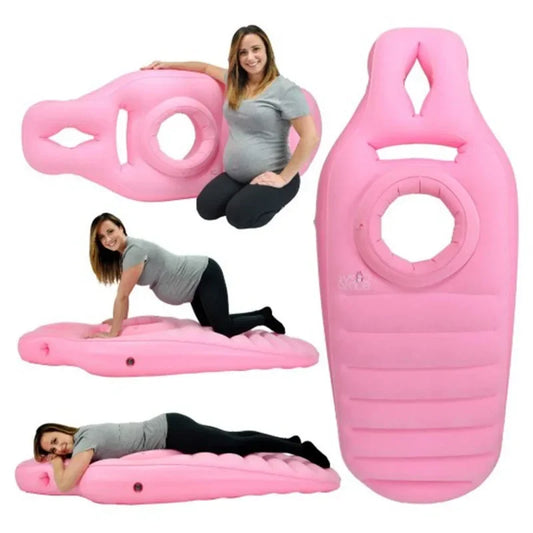 Inflatable Pregnancy Pillow Yoga Mat, Maternity Body Bed Pillow, Sleeping Mat for Pregnant Women