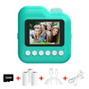 Children's Mini Instant Print Digital Camera with 32GB TF Card and Inkless Paper, Educational Video Toy