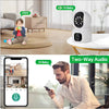 8MP Dual-Lens WiFi Baby Monitor Camera - Color Night Vision & Human Auto-Tracking Smart Home Surveillance
