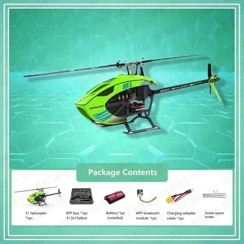 Goosky S1 RC Helicopter – 6CH 3D Stunt Flybarless with Double Brushless Direct Drive Motor
