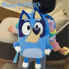 Bluey Children’s Plush Backpack – Cartoon Family Schoolbag for Picnic and Travel Gifts