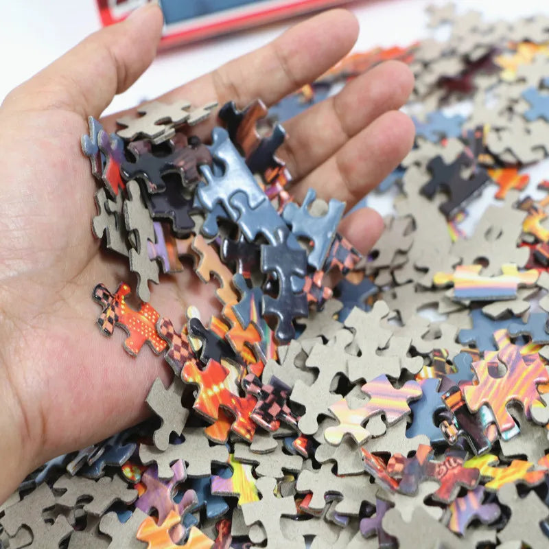 500 Pieces Jigsaw Puzzle, Various Landscape Patterns, Educational Toy for Kids, Children's Game, Christmas Gift