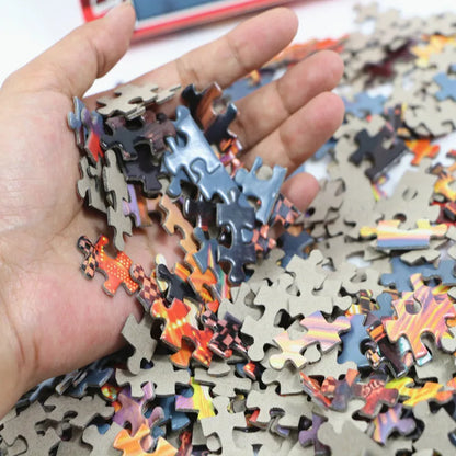 500 Pieces Jigsaw Puzzle, Various Landscape Patterns, Educational Toy for Kids, Children's Game, Christmas Gift