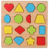 Montessori Wooden Mirror Puzzle Busy Board – Sensory Educational Toy for Toddlers & Preschoolers