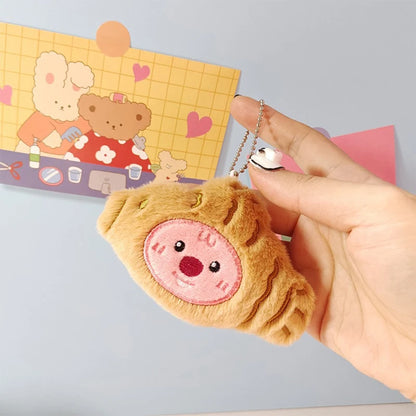 Soft Stuffed Capybara Plush Doll – Cartoon Bag, Backpack, and Car Keychain with Squeak Toy