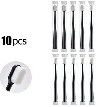 Ultra-fine Soft Toothbrush Million Nano Bristle Adult Teeth Deep Cleaning Portable Travel Dental Oral Care Brush