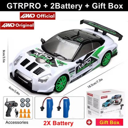 2.4G High-Speed Drift RC Car 4WD AE86 Model Remote Control Racing Toy