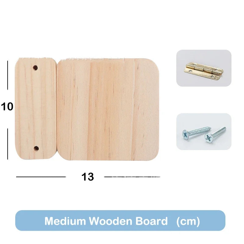 Montessori Busy Board DIY Accessories – Learning and Educational Components, Wooden Parts for Baby Activity Board Games