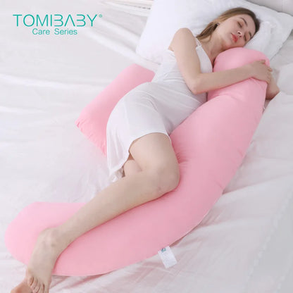 Maternity Pillow for Pregnant Women – U-Shaped Pillow for Neck, Waist, Abdomen, and Leg Support, Perfect for Side Sleepers