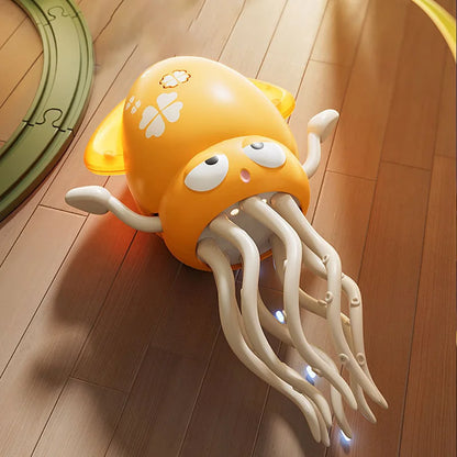 Dancing Octopus Kid Electronic Pet Toy, Cartoon Interactive Educational Moving Toy Gift for Toddlers