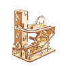 DIY 3D Wooden Mechanical Puzzle Kit – Spiral Run Marble Maze Model for Teens & Adults