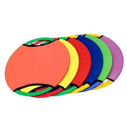 2-Pack Paddle Ball & Flying Disc Set — Outdoor Family Game for Beach, Backyard & Trampoline